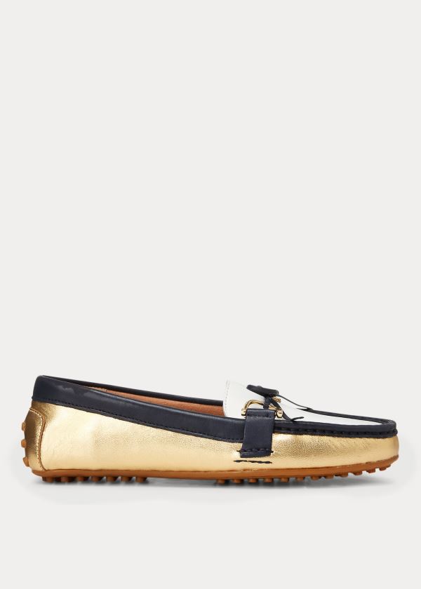 Ralph Lauren Briley II Læder Loafers Dame Danmark (NSQAE3046)